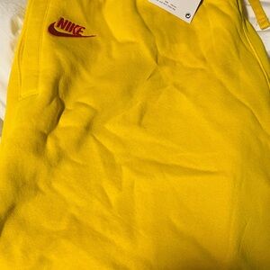 Nike Yellow Sweatpants